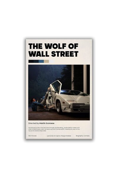 ALAYRA International ALAYRA The Wolf of Wall Street Poster Classic Movie Post...