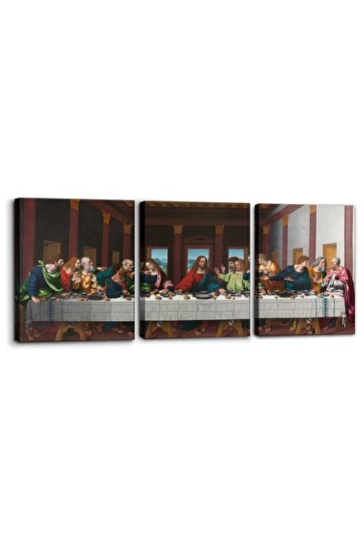 ALAYRA International ALAYRA The Last Supper Painting Prints on Canvas Last Supper Wall Art Decor for Living Room Modern