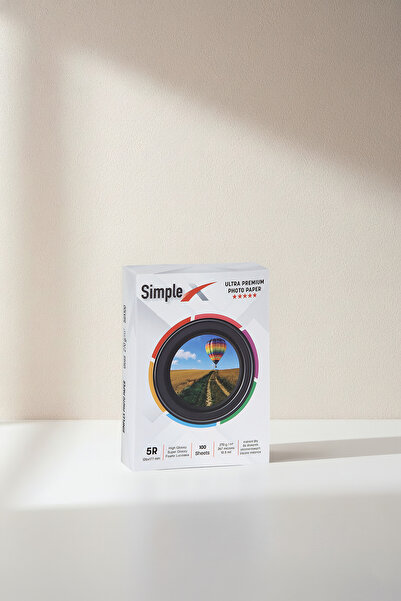 simplex 13x18 cm (5R) Parlak Fotoğraf Kağıdı 270 Gr - 100 Adet