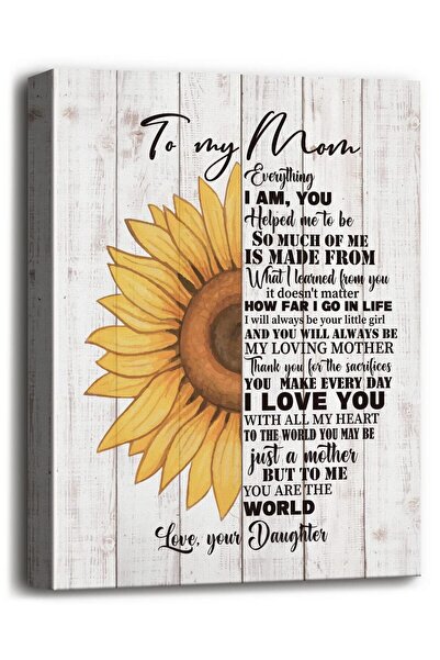 ALAYRA International لوحة جدارية قماشية من ALAYRA، تحمل اقتباسات ملهمة، هدية ...