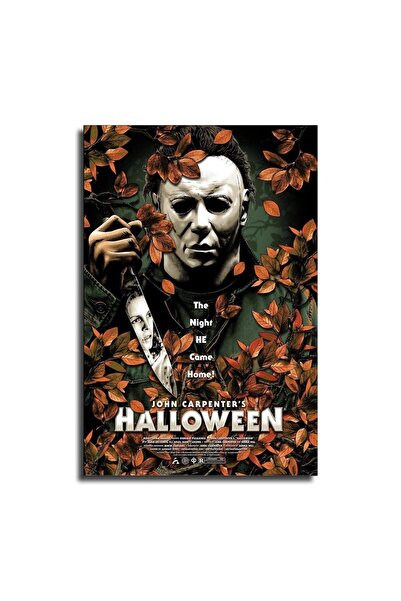 ALAYRA International ملصق رعب مايكل ماير من ألايرا للهالوين، لوحة جدارية فنية...