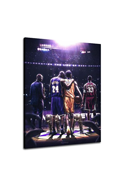 ALAYRA International ALAYRA Kobe Poster Canvas Wall Art Print Basketball Play...