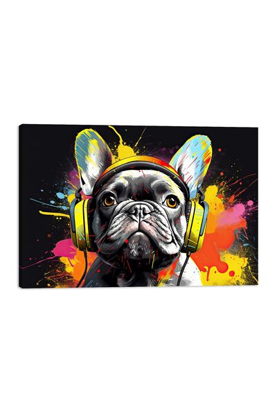 ALAYRA International لوحة جدارية من قماش الجرافيتي من ALAYRA، ملصق رسم تجريدي...