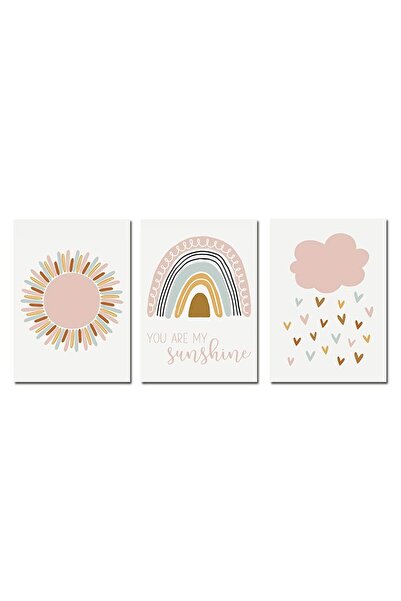 ALAYRA International لوحة فنية جدارية لغرفة الأطفال من تصميم ALAYRA Nordic Mo...