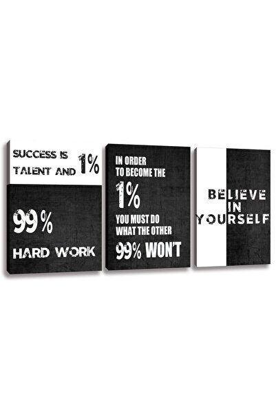 ALAYRA International لوحة جدارية تحفيزية من قماش ألايرا، ديكور جداري لمكتب را...