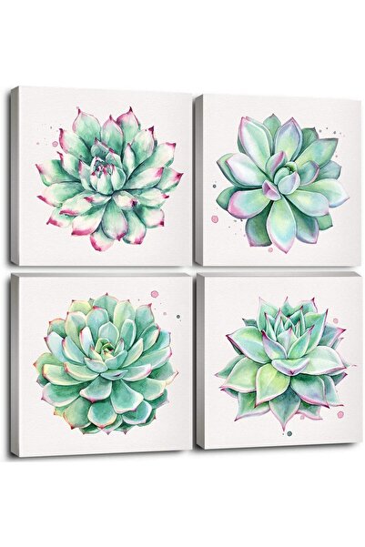 ALAYRA International ديكور جداري من نبات عصاري أخضر نعناعي من ALAYRA للحمام، ...