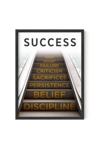 ALAYRA International لوحات جدارية للنجاح من ALAYRA، ملصقات ملهمة مؤطرة، لوحات...