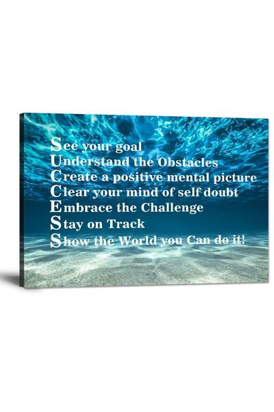 ALAYRA International ALAYRA Inspirational Posters Wall Decor Motivational Canvas Wall Art Modern Inspiring Quotes