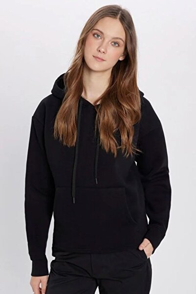DeFacto Daily Use Hooded Basic Hoodie