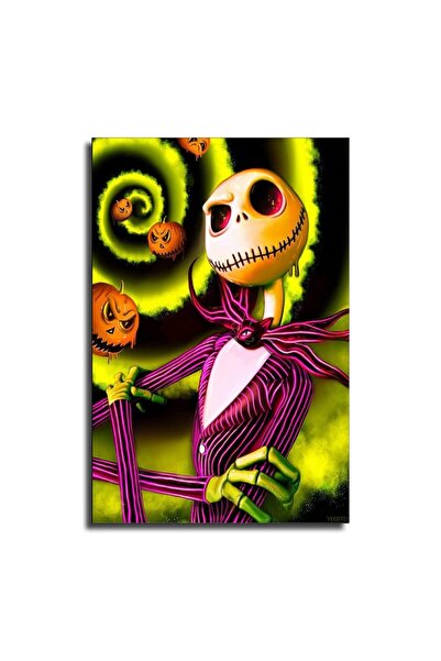 ALAYRA International ملصق فني جداري مطبوع عليه صورة من فيلم الرعب "هالوين جاك...