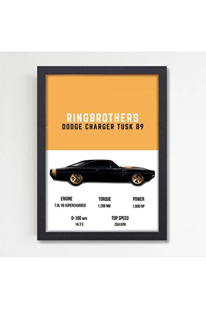 ALAYRA International لوحة فنية لسيارة دودج تشارجر تاسك الخارقة موديل 1969 من ...