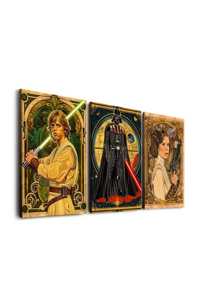 ALAYRA International لوحات جدارية من سلسلة حرب النجوم من ALAYRA Home & Honor ...