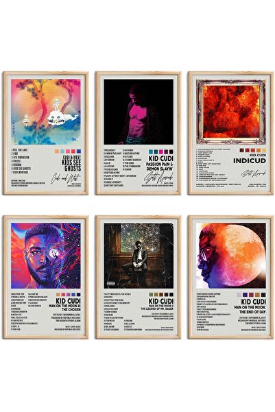 ALAYRA International ALAYRA Kid Cudi Posters Album Cover Signed Limited Poste...