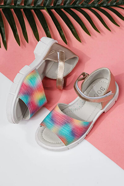 Zaira Χρυσά σανδάλια για κορίτσια από οικολογικό δέρμα Ava #21941 - 34