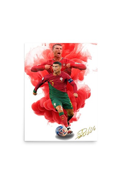 ALAYRA International ملصق ألايرا كريستيانو رونالدو، لوحة جدارية مطبوعة على قم...
