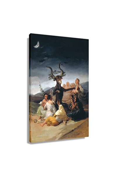 ALAYRA International لوحة جدارية مؤطرة من قماش فرانسيسكو دي غويا، ملصقات عتيق...