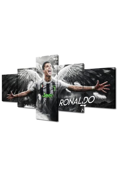 ALAYRA International ملصق جداري من القماش مكون من 5 قطع من ALAYRA، مستوحى من ...