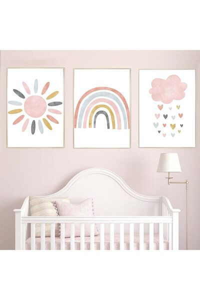 ALAYRA International لوحات جدارية لغرفة الأطفال من ALAYRA، لوحة فنية جدارية م...