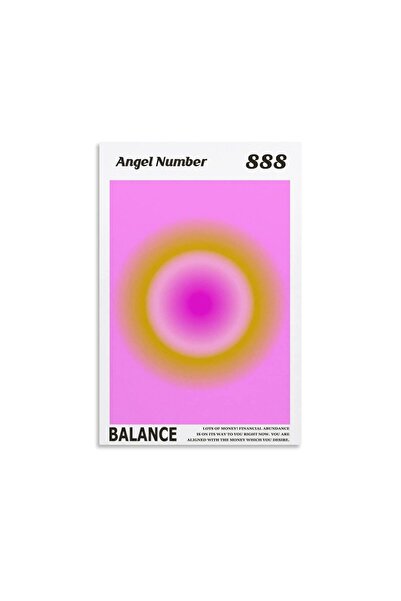 ALAYRA International ملصق ألايرا بألوان متدرجة وأرقام ملائكية، لوحة جدارية فن...