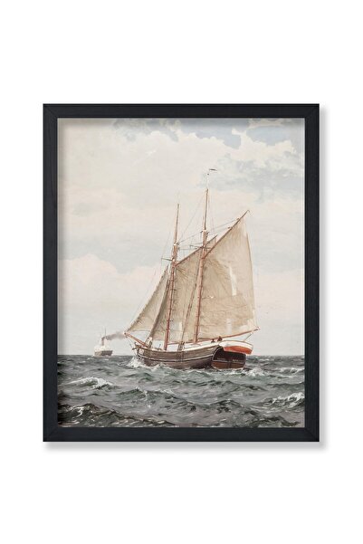 ALAYRA International ملصق ألايرا ماستر البحري العتيق - طبعة كلاسيكية لقارب شر...