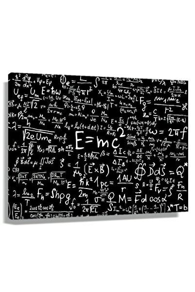 ALAYRA International لوحة جدارية مؤطرة من قماش الكانفاس، تحمل صورة صيغ فيزيائ...