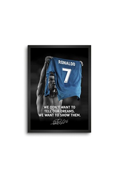 ALAYRA International ملصق جداري مؤطر بتصميمات مستوحاة من أحلام ألايرا رونالدو...