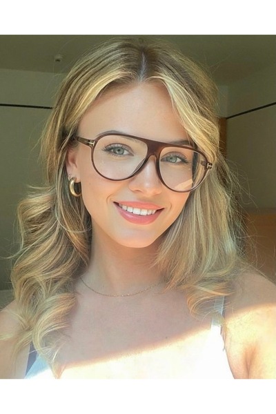 LOOKUP Blue Light Protection Glasses Women Optical Compatible 400-450Nm Prote...