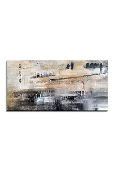 ALAYRA International لوحة جدارية فنية من قماش الكانفاس من ALAYRA، بخلفية رماد...