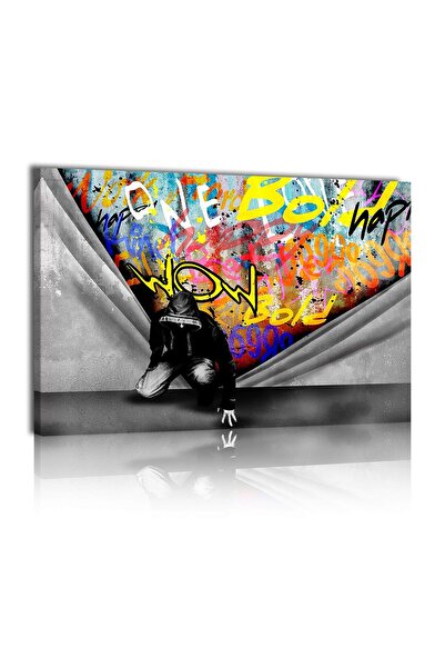 ALAYRA International ألايرا بانكسي جرافيتي جداري فن الشارع البوب تجريدي مطبوع...