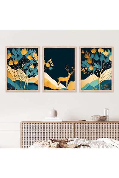 ALAYRA International لوحة ألايرا لتزيين الجدران - لوحة فنية حديثة مؤطرة لتزيي...