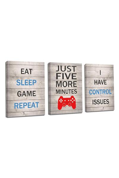 ALAYRA International ALAYRA Game Themed Gamer Men Cave Decor Poster Print Gam...