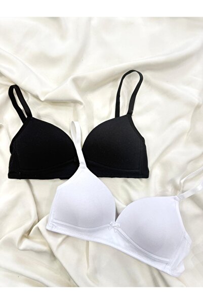 İNKO İÇ GİYİM Cotton Combed Cotton Wire-Free Unpadded 2-Piece Shaping / Sculpting Bra