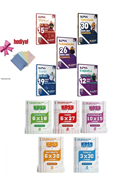 Yediiklim Yayınları Yediiklim 2026 KPSS Atölye Serisi Tüm Dersler Deneme Sına...