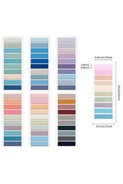 Choice مجموعة KindFuny المكونة من 6 قطع من الملاحظات اللاصقة الشفافة ذاتية ال...