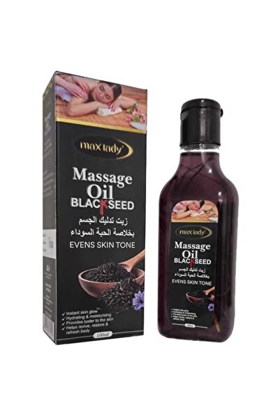 MAXLADY Blackseed Massage Oil, 100ml Ultra-Glide Formula with Soothing Aroma,...