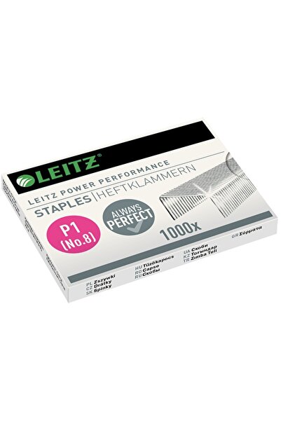 Leitz Power Performance staples, N8, 1000 pcs/box,