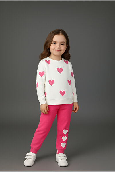 MİLANO KİDS طقم ملابس علوية وسفلية للفتيات موسمي