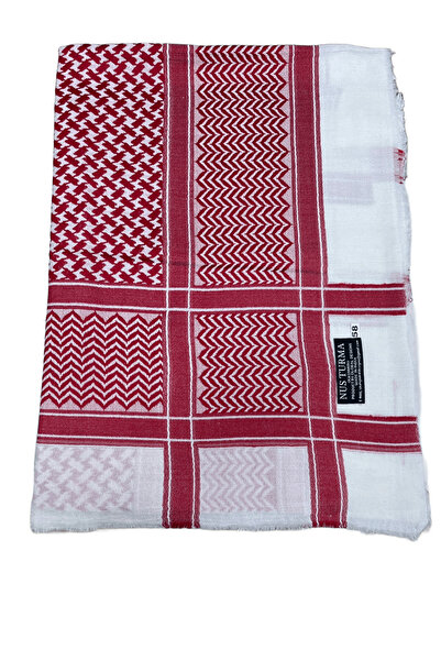 Mnarat Alfanar شماغ كشميري أصلي نص ترمة