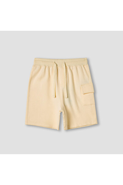 Juniors Solid Shorts with Drawstring Closure and Pockets