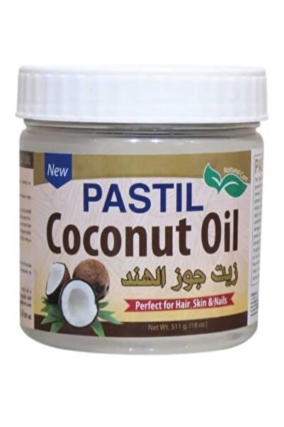 PASTIL Coconut Oil Cream, Perfect for Hair, Skin and Nails, 511g