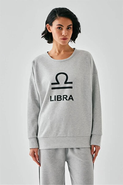 Beruflic طقم ملابس منزلية رياضية للسيدات من Zodiac Gray قصة فضفاضة مكون من خيطين