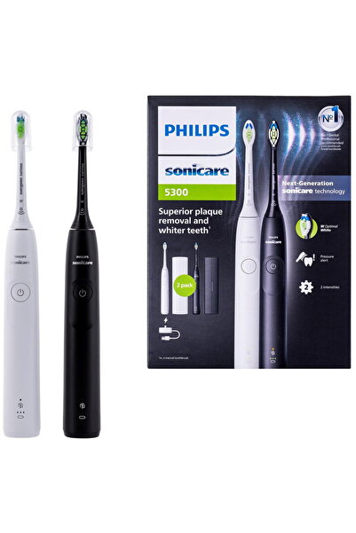 Philips Set 2 Periute de dinti electrice Curatare eficienta,10x15x22cm, Alb /...