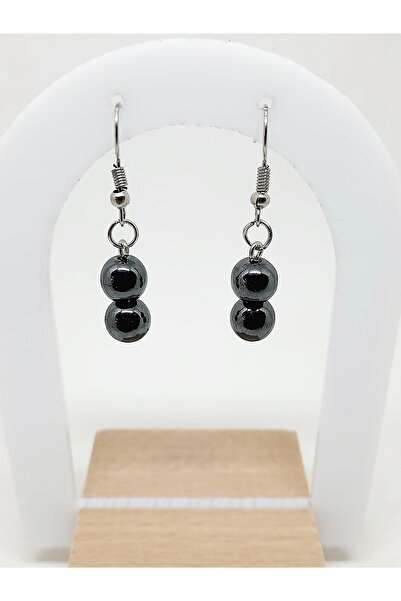 Kusakli Hematite Natural Stone Earrings 1 Pair