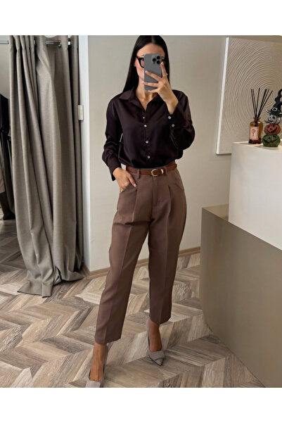 her place Kemerli havuç model Pantolon