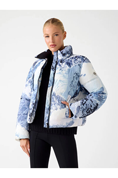 Guess Printed Women's Multicolor Coat W5Bl92W3282-Pb1E