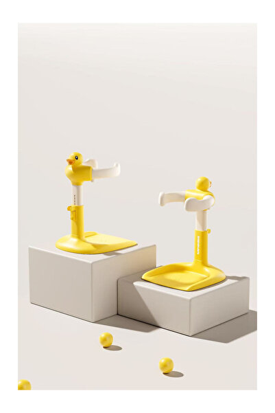 Baby love حامل استحمام للأطفال قابل لتعديل الارتفاع، أصفر 33-D001Y