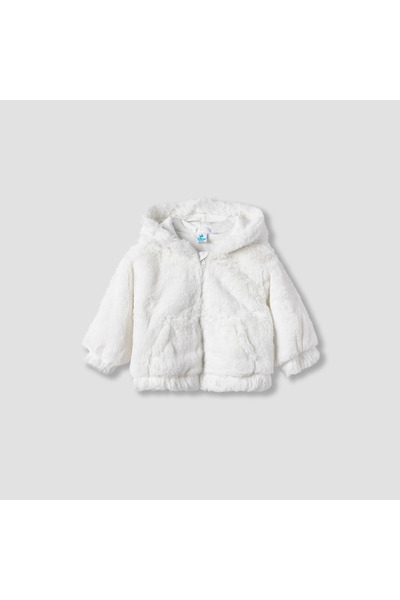 Disney Applique Accent Hooded Jacket with Long Sleeves