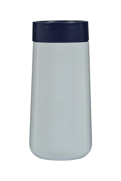 Lund London Travel Mug 240ml (8oz) – White & Indigo