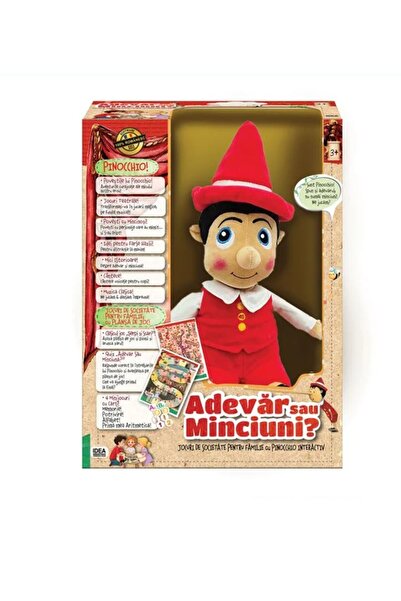 İDEA Joc de Societate Pinocchio „Adevar sau Minciuna” – Joc Distractiv pentru...