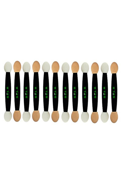 SELA Set de 12 aplicatoare de fard de pleoape